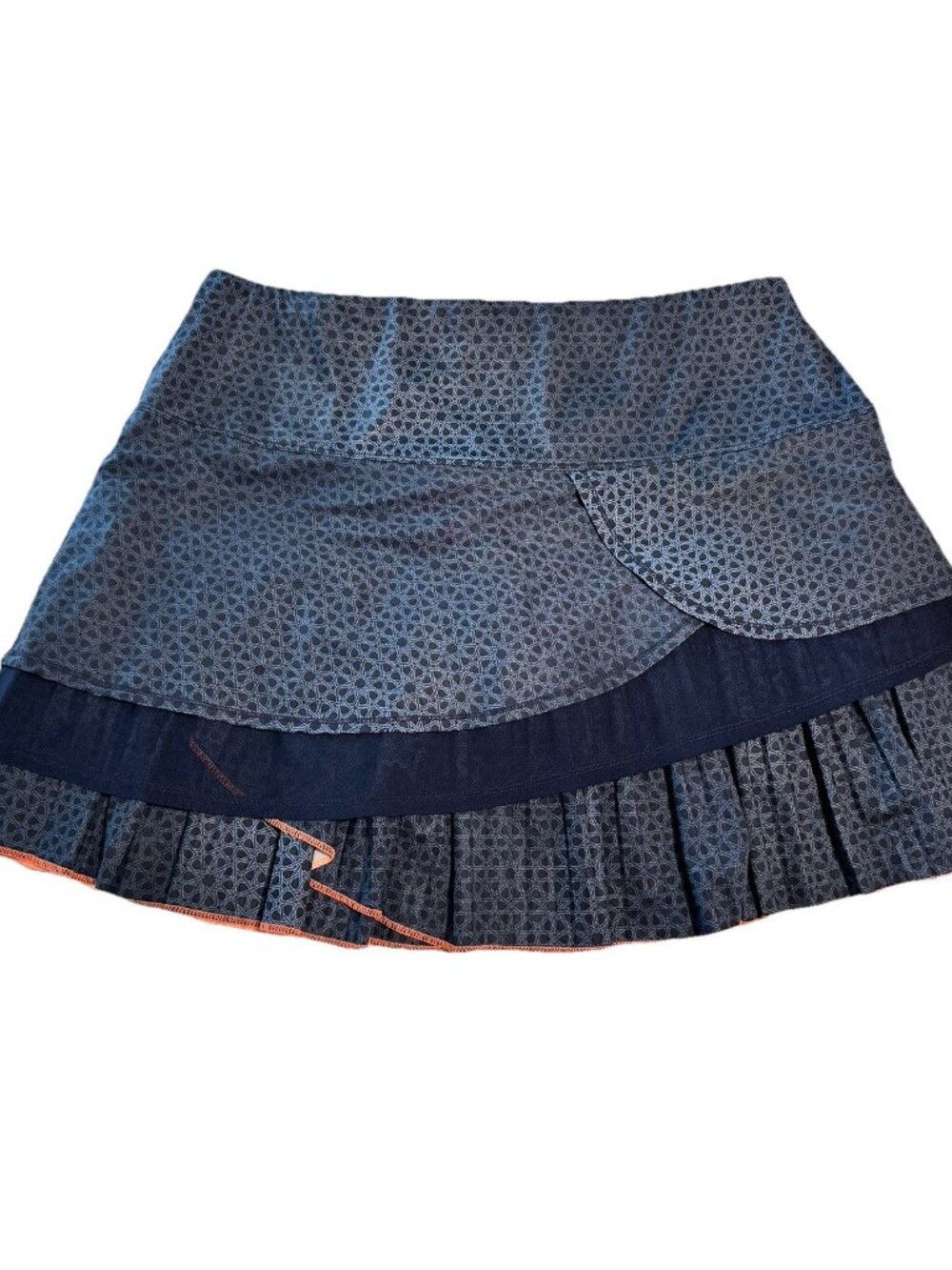 lucky in love Ladies Sz XL Tennis Golf pickleball skort Stretch pull on ruffle
